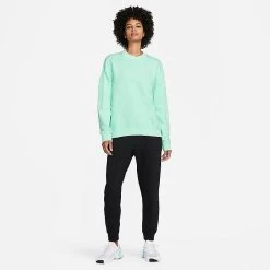 Women's Nike Dri-FIT Get Fit Graphic Crewneck Sweatshirt Mint Foam/White - DQ5542 379 -Nike Women Shop DQ5542 379 M3
