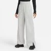 Women's Nike Sportswear Phoenix Fleece High-Waisted Wide-Leg Sweatpants Dark Grey Heather/Sail - DQ5615 063