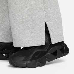 Women's Nike Sportswear Phoenix Fleece High-Waisted Wide-Leg Sweatpants Dark Grey Heather/Sail - DQ5615 063 -Nike Women Shop DQ5615 063 M5