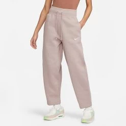 Women's Nike Sportswear Phoenix Fleece Curve Sweatpants Diffused Taupe/Sail - DQ5678 272