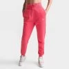 Women's Nike Sportswear Phoenix Fleece High-Waisted Jogger Sweatpants Light Fusion Red - DQ5688 648