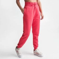Women's Nike Sportswear Phoenix Fleece High-Waisted Jogger Sweatpants Light Fusion Red - DQ5688 648 8 Women's Nike Sportswear Phoenix Fleece High-Waisted Jogger Sweatpants Light Fusion Red - DQ5688 648 -Nike Women Shop DQ5688 648 M3