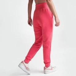 Women's Nike Sportswear Phoenix Fleece High-Waisted Jogger Sweatpants Light Fusion Red - DQ5688 648 9 Women's Nike Sportswear Phoenix Fleece High-Waisted Jogger Sweatpants Light Fusion Red - DQ5688 648 -Nike Women Shop DQ5688 648 M4