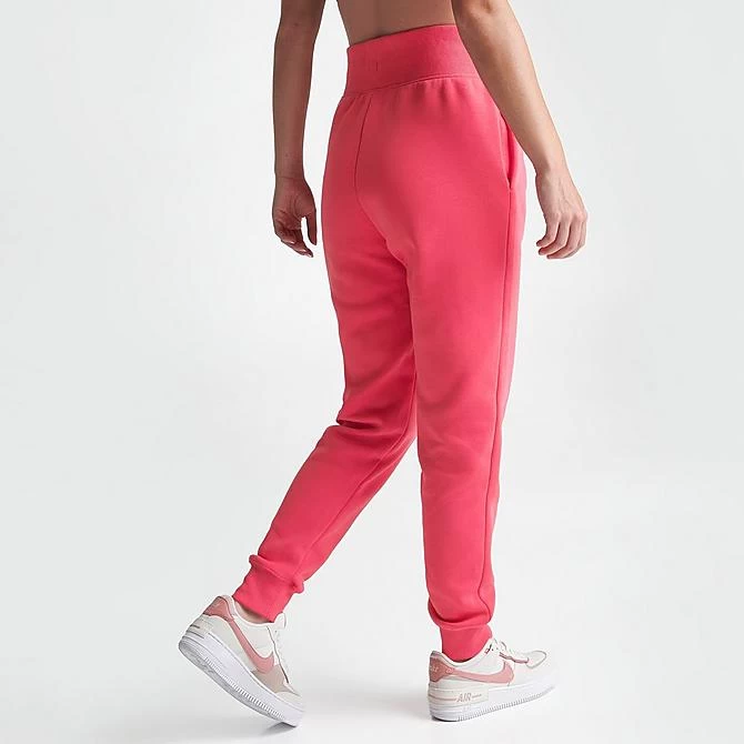 Women's Nike Sportswear Phoenix Fleece High-Waisted Jogger Sweatpants Light Fusion Red - DQ5688 648 4 Women's Nike Sportswear Phoenix Fleece High-Waisted Jogger Sweatpants Light Fusion Red - DQ5688 648 - Image 4