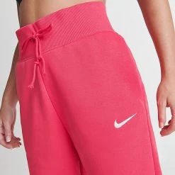 Women's Nike Sportswear Phoenix Fleece High-Waisted Jogger Sweatpants Light Fusion Red - DQ5688 648 10 Women's Nike Sportswear Phoenix Fleece High-Waisted Jogger Sweatpants Light Fusion Red - DQ5688 648 -Nike Women Shop DQ5688 648 M5