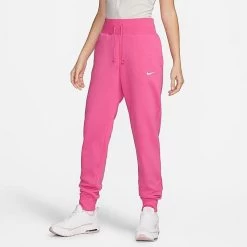 Women's Nike Sportswear Phoenix Fleece High-Waisted Jogger Sweatpants Pinksicle/Sail - DQ5688 684