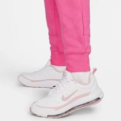 Women's Nike Sportswear Phoenix Fleece High-Waisted Jogger Sweatpants Pinksicle/Sail - DQ5688 684 -Nike Women Shop DQ5688 684 M5
