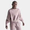 Women's Nike Sportswear Phoenix Fleece Oversized Crewneck Sweatshirt Diffused Taupe/Sail - DQ5761 272