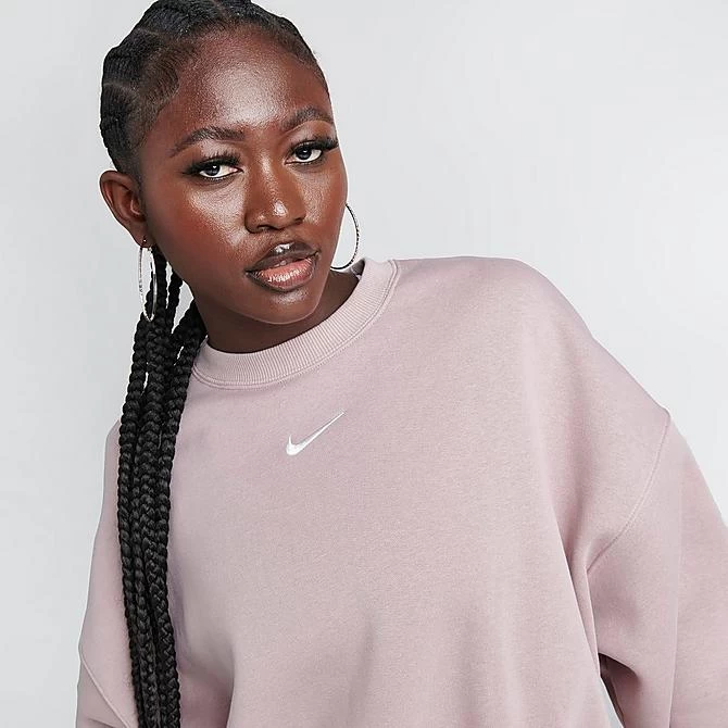 Women's Nike Sportswear Phoenix Fleece Oversized Crewneck Sweatshirt Diffused Taupe/Sail - DQ5761 272 5 Women's Nike Sportswear Phoenix Fleece Oversized Crewneck Sweatshirt Diffused Taupe/Sail - DQ5761 272 - Image 5