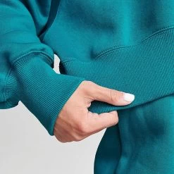 Women's Nike Sportswear Phoenix Fleece Oversized Crewneck Sweatshirt - DQ5761 381 -Nike Women Shop DQ5761 381 M6