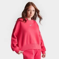 Women's Nike Sportswear Phoenix Fleece Oversized Crewneck Sweatshirt - DQ5761 648