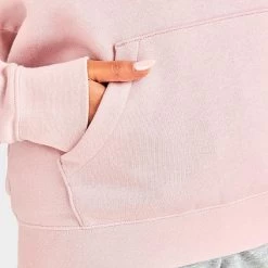 Women's Nike Sportswear Logo Club Fleece Pullover Hoodie Pink Oxford/White - DQ5775 601 11 Women's Nike Sportswear Logo Club Fleece Pullover Hoodie Pink Oxford/White - DQ5775 601 -Nike Women Shop DQ5775 601 M6