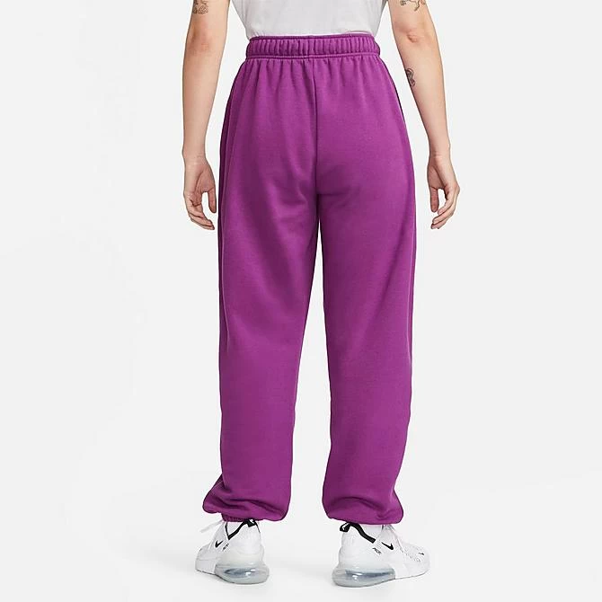 Women's Nike Sportswear Club Fleece Mid-Rise Oversized Sweatpants Viotech/White - DQ5800 503 3 Women's Nike Sportswear Club Fleece Mid-Rise Oversized Sweatpants Viotech/White - DQ5800 503 - Image 3