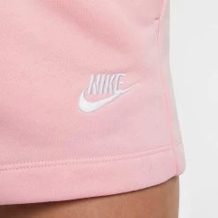 Women's Nike Sportswear Club Fleece Mid-Rise Shorts Medium Soft Pink/White - DQ5802 690 8 Women's Nike Sportswear Club Fleece Mid-Rise Shorts Medium Soft Pink/White - DQ5802 690 -Nike Women Shop DQ5802 690 M4