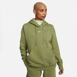 Women's Nike Sportswear Phoenix Fleece Oversized Pullover Hoodie Alligator/Sail - DQ5860 334
