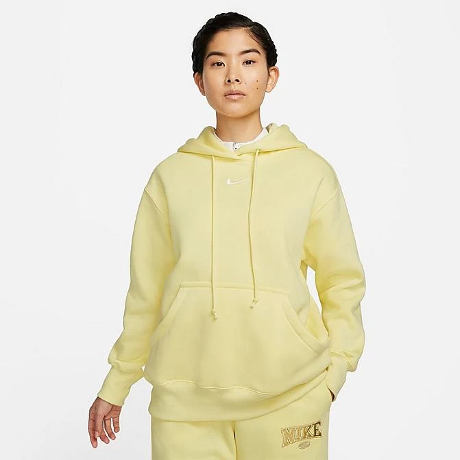 Women's Nike Sportswear Phoenix Fleece Oversized Pullover Hoodie Lemon Chiffon/Sail - DQ5860 706 1 Women's Nike Sportswear Phoenix Fleece Oversized Pullover Hoodie Lemon Chiffon/Sail - DQ5860 706