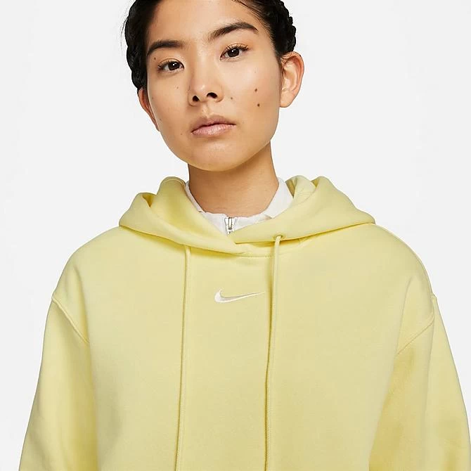 Women's Nike Sportswear Phoenix Fleece Oversized Pullover Hoodie Lemon Chiffon/Sail - DQ5860 706 4 Women's Nike Sportswear Phoenix Fleece Oversized Pullover Hoodie Lemon Chiffon/Sail - DQ5860 706 - Image 4