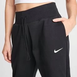 Women's Nike Sportswear Phoenix Fleece Oversized High-Waist Jogger Pants Black/Sail - DQ5887 010 -Nike Women Shop DQ5887 010 M5