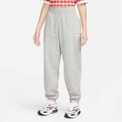 Women's Nike Sportswear Phoenix Fleece Oversized High-Waist Jogger Pants Dark Grey Heather/Sail - DQ5887 063