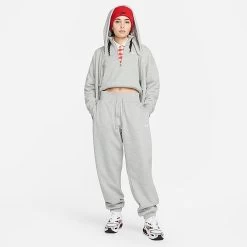Women's Nike Sportswear Phoenix Fleece Oversized High-Waist Jogger Pants Dark Grey Heather/Sail - DQ5887 063 7 Women's Nike Sportswear Phoenix Fleece Oversized High-Waist Jogger Pants Dark Grey Heather/Sail - DQ5887 063 -Nike Women Shop DQ5887 063 M3