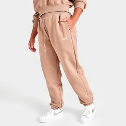 Women's Nike Sportswear Phoenix Fleece Oversized High-Waist Jogger Pants Hemp/Sail - DQ5887 200