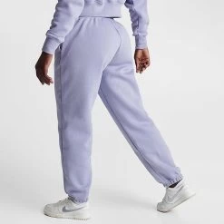 Women's Nike Sportswear Phoenix Fleece Oversized High-Waist Jogger Pants Indigo Haze/Sail - DQ5887 519 -Nike Women Shop DQ5887 519 M4