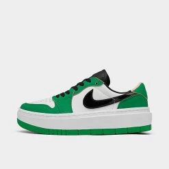 Nike Women's Air Jordan 1 Elevate Low SE Casual Shoes Lucky Green/Black/White/White Onyx - DQ8394 301