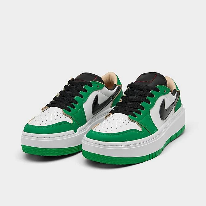 Nike Women's Air Jordan 1 Elevate Low SE Casual Shoes Lucky Green/Black/White/White Onyx - DQ8394 301 2 Nike Women's Air Jordan 1 Elevate Low SE Casual Shoes Lucky Green/Black/White/White Onyx - DQ8394 301 - Image 2