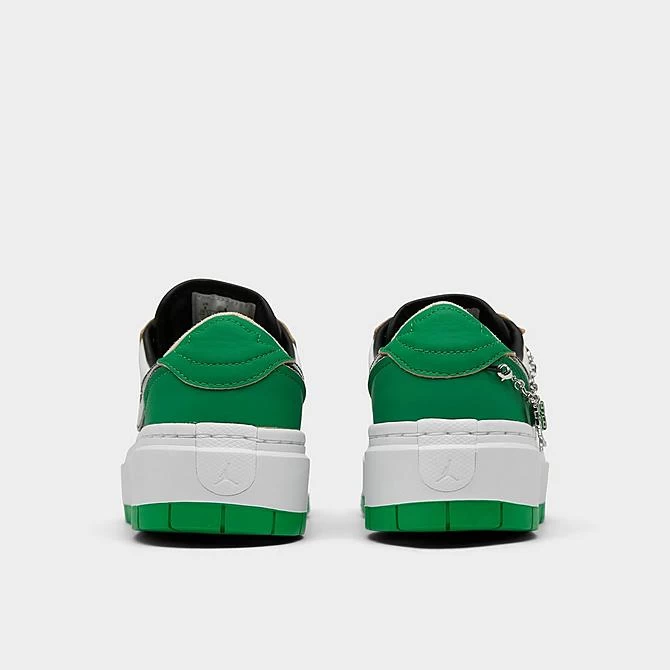 Nike Women's Air Jordan 1 Elevate Low SE Casual Shoes Lucky Green/Black/White/White Onyx - DQ8394 301 4 Nike Women's Air Jordan 1 Elevate Low SE Casual Shoes Lucky Green/Black/White/White Onyx - DQ8394 301 - Image 4