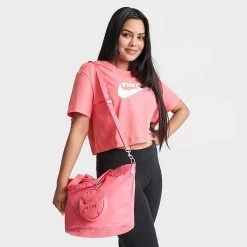 Women's Nike Air Futura Luxe Tote Bag Coral Chalk - DR5671 611