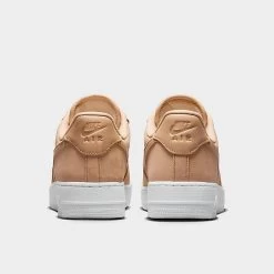 Women's Nike Air Force 1 '07 Premium Casual Shoes Vachetta Tan/White - DR9503 201 -Nike Women Shop DR9503 201 P4