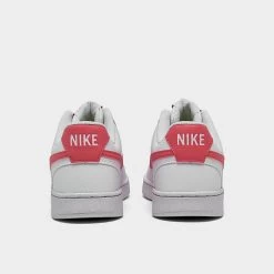Women's Nike Court Vision Low Next Nature Casual Shoes White/Sea Coral/Volt/Black - DR9885 101 -Nike Women Shop DR9885 101 P4