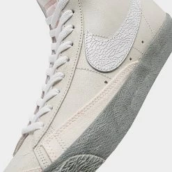 Nike Blazer Mid '77 SE Casual Shoes Summit White/White/Phantom/Mica Green - DV0797 100 8 Nike Blazer Mid '77 SE Casual Shoes Summit White/White/Phantom/Mica Green - DV0797 100 -Nike Women Shop DV0797 100 P3