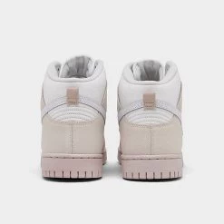 Nike Dunk High Retro Premium SE Cracked Leather Casual Shoes Summit White/White/Phantom Pink Oxford - DV0822 100 9 Nike Dunk High Retro Premium SE Cracked Leather Casual Shoes Summit White/White/Phantom Pink Oxford - DV0822 100 -Nike Women Shop DV0822 100 P4