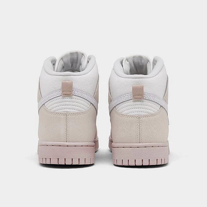 Nike Dunk High Retro Premium SE Cracked Leather Casual Shoes Summit White/White/Phantom Pink Oxford - DV0822 100 4 Nike Dunk High Retro Premium SE Cracked Leather Casual Shoes Summit White/White/Phantom Pink Oxford - DV0822 100 - Image 4