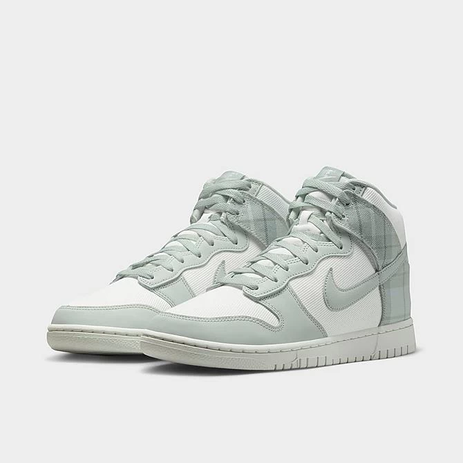 Nike Dunk High Retro SE Plaid Casual Shoes Summit White/Light Silver/Light Green - DV0826 100 2 Nike Dunk High Retro SE Plaid Casual Shoes Summit White/Light Silver/Light Green - DV0826 100 - Image 2