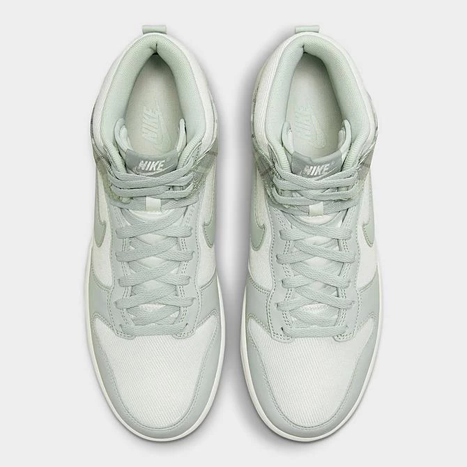 Nike Dunk High Retro SE Plaid Casual Shoes Summit White/Light Silver/Light Green - DV0826 100 5 Nike Dunk High Retro SE Plaid Casual Shoes Summit White/Light Silver/Light Green - DV0826 100 - Image 5