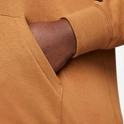 Women's Nike Sportswear Club Fleece Pullover Hoodie (Plus Size) Ale Brown/White - DV5092 271 9 Women's Nike Sportswear Club Fleece Pullover Hoodie (Plus Size) Ale Brown/White - DV5092 271 -Nike Women Shop DV5092 271 M5