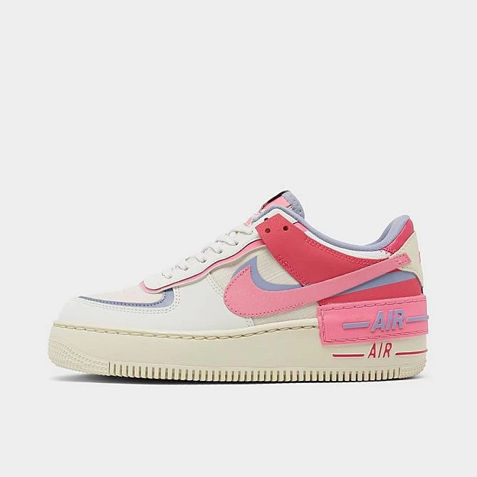 Women's Nike Air Force 1 Shadow Casual Shoes Sail/Sea Coral/Indigo Haze/Coral Chalk - DV7449 101 2 Women's Nike Air Force 1 Shadow Casual Shoes Sail/Sea Coral/Indigo Haze/Coral Chalk - DV7449 101 - Image 2