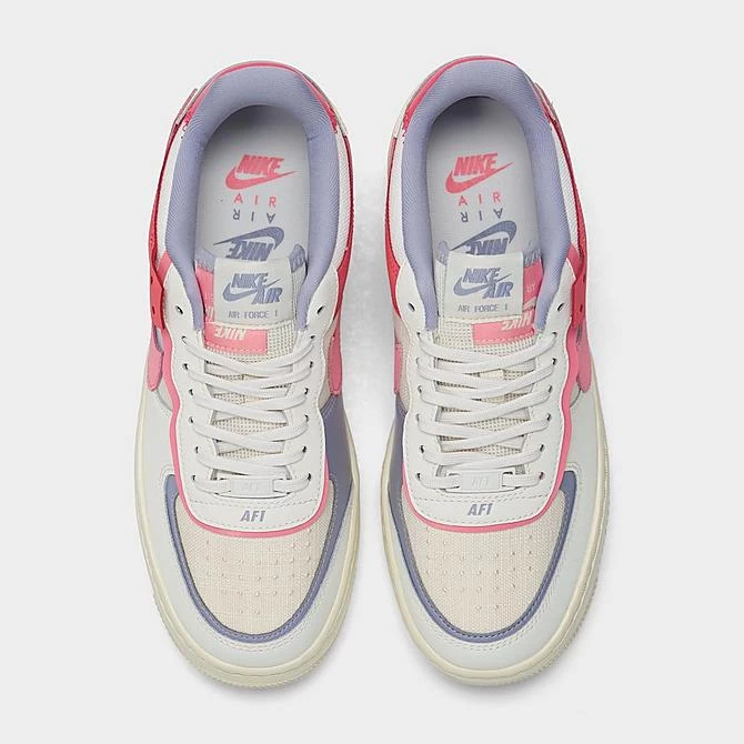 Women's Nike Air Force 1 Shadow Casual Shoes Sail/Sea Coral/Indigo Haze/Coral Chalk - DV7449 101 5 Women's Nike Air Force 1 Shadow Casual Shoes Sail/Sea Coral/Indigo Haze/Coral Chalk - DV7449 101 - Image 5