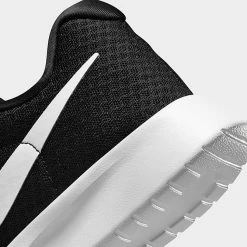 Women's Nike Tanjun Casual Shoes Black/White/Volt/Black - DV7786 001 -Nike Women Shop DV7786 001 P3