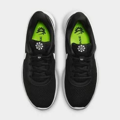 Women's Nike Tanjun Casual Shoes Black/White/Volt/Black - DV7786 001 -Nike Women Shop DV7786 001 P5