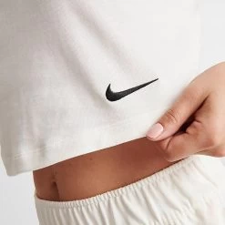 Women's Nike Sportswear Jersey Cami Tank Sail/Black - DV7952 133 -Nike Women Shop DV7952 133 M6