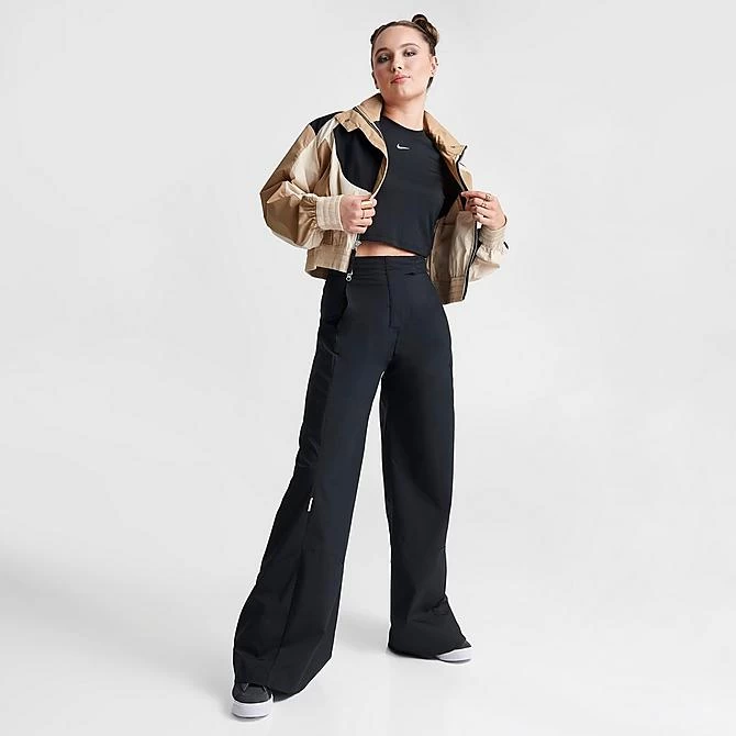 Women's Nike Sportswear Collection Woven Jacket Hemp/Black/Sanddrift/Hemp - DV8307 200 2 Women's Nike Sportswear Collection Woven Jacket Hemp/Black/Sanddrift/Hemp - DV8307 200 - Image 2