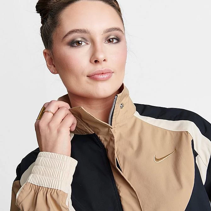 Women's Nike Sportswear Collection Woven Jacket Hemp/Black/Sanddrift/Hemp - DV8307 200 5 Women's Nike Sportswear Collection Woven Jacket Hemp/Black/Sanddrift/Hemp - DV8307 200 - Image 5