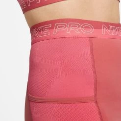 Women's Nike Pro Dri-FIT Femme Shorts Adobe/Sea Coral/Coconut Milk/Coconut Milk - DX0059 655 -Nike Women Shop DX0059 655 M5