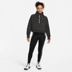 Women's Nike Pro Dri-FIT Training Tights Black/Iron Grey/White - DX0063 010 -Nike Women Shop DX0063 010 M3