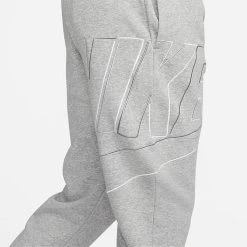 Nike Club Fleece+ Futura Logo Fleece Sweatpants Dark Grey Heather - DX0547 063 -Nike Women Shop DX0547 063 M4