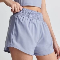 Women's Nike One Dri-FIT 3 Inch Shorts Indigo Haze/Reflective Silver - DX6014A 519 -Nike Women Shop DX6014A 519 M6