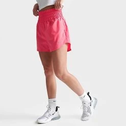 Women's Nike One Dri-FIT 3 Inch Shorts Sea Coral - DX6642 894
